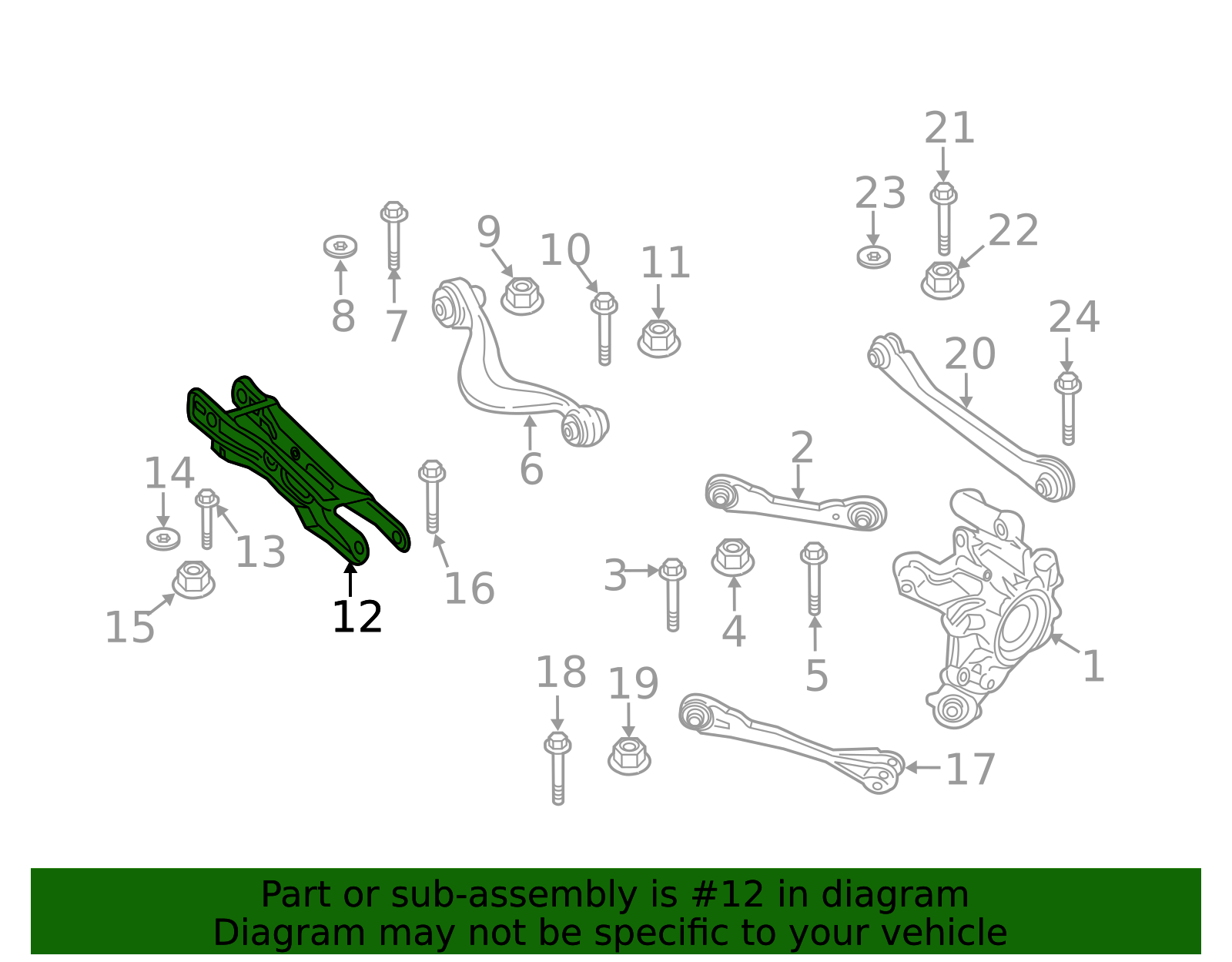 Genuine BMW 33-30-6-878-031 | Lower Control Arm | FREE