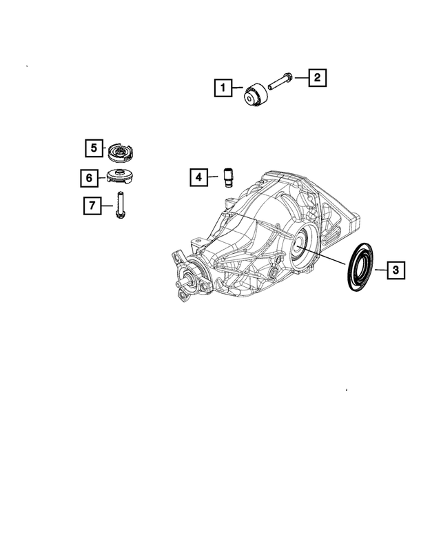 5170944AB - All Wheel Drive; Differential and Drive Line: Axle Vent for Mopar Image