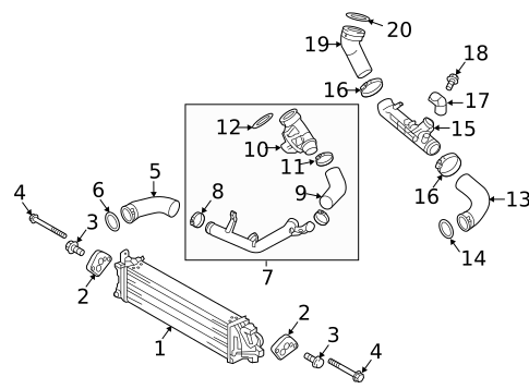 Intercooler for 2019 Volvo XC90 #0