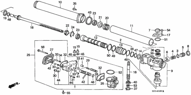P.S. Gear Box Components for 1987 Honda Accord #0