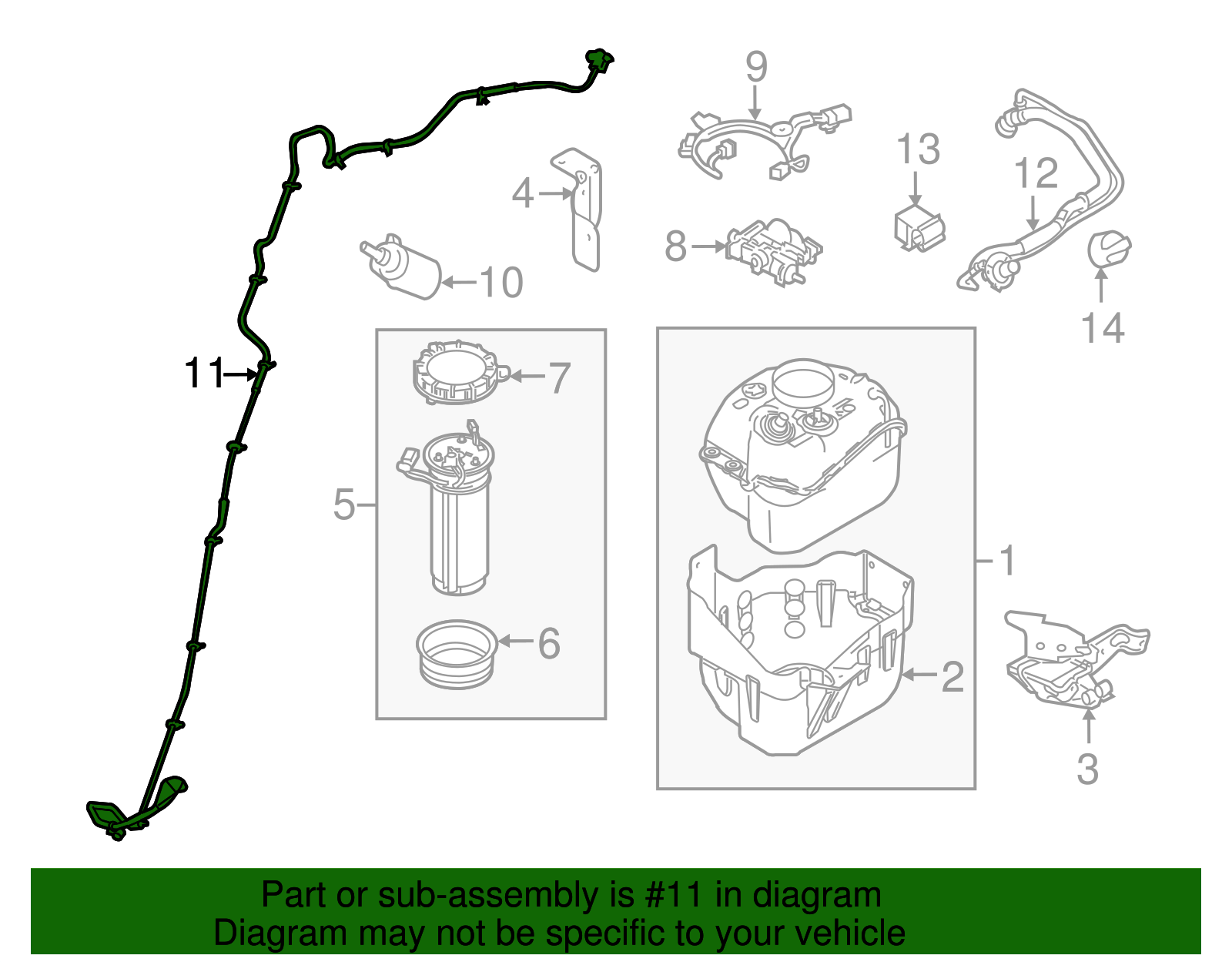 Genuine OEM Ford Part - Diesel Exhaust Fluid (Def) Injector Feed Line ...