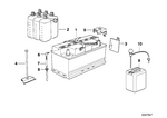 61218365954 - Vehicle Electrical System: Positive Pole Battery Protection for BMW Image