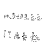 68158710AA - Electrical: Wiring Bracket for Mopar Image