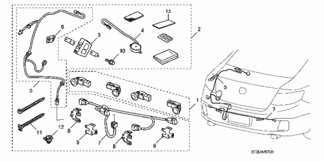 Back-UP Sensor - Attachment for 2016 Honda Accord #0