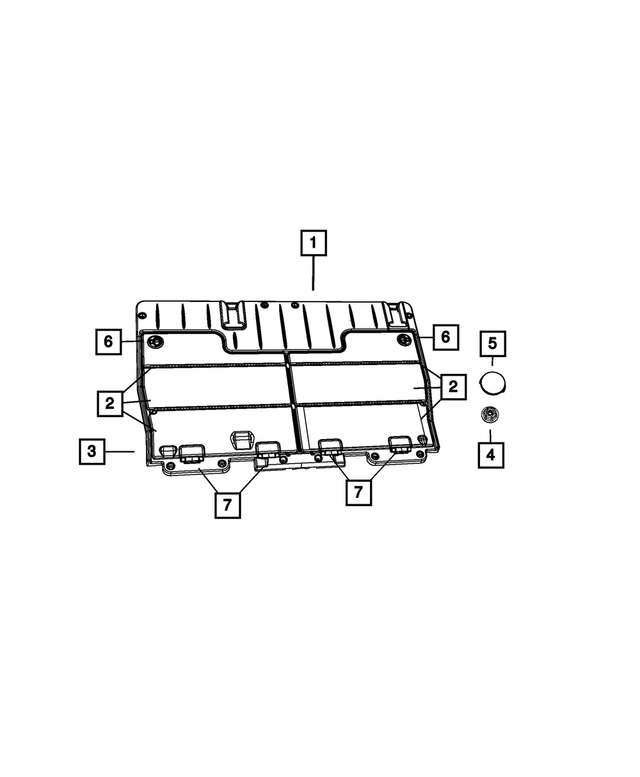 6505297AA - Interior Trim: Hex Flange Nut for Mopar Image