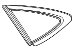 2546705301 - Body: Quarter Glass for Mercedes-Benz Image
