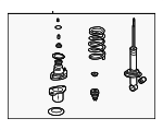 52620SCVA03 - Suspension: Strut Assembly for Honda: Element Image