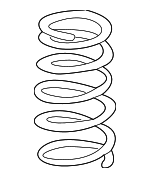 52441SCVA91 - : 2007-2010 Honda Element - Spring Rear for Honda: Element Image