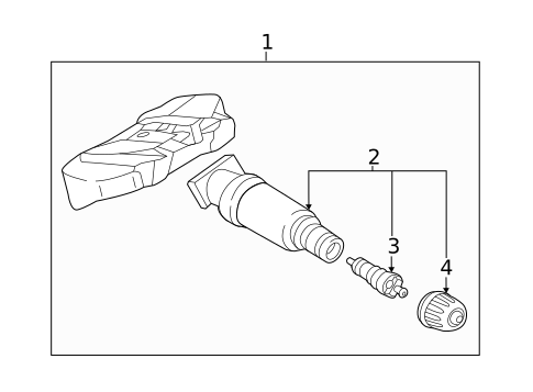 Tire Pressure Monitor Components for 2023 BMW M440i #0