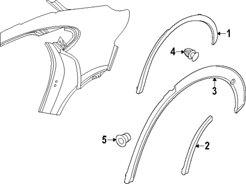 Exterior Trim - Quarter Panel for 2024 Porsche Cayenne #0