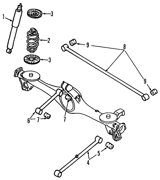 K01128840 - : Track Bar Bushing for Kia Image