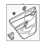 5N0867211EIRO - Body: Door Trim Panel for Volkswagen: Tiguan Image