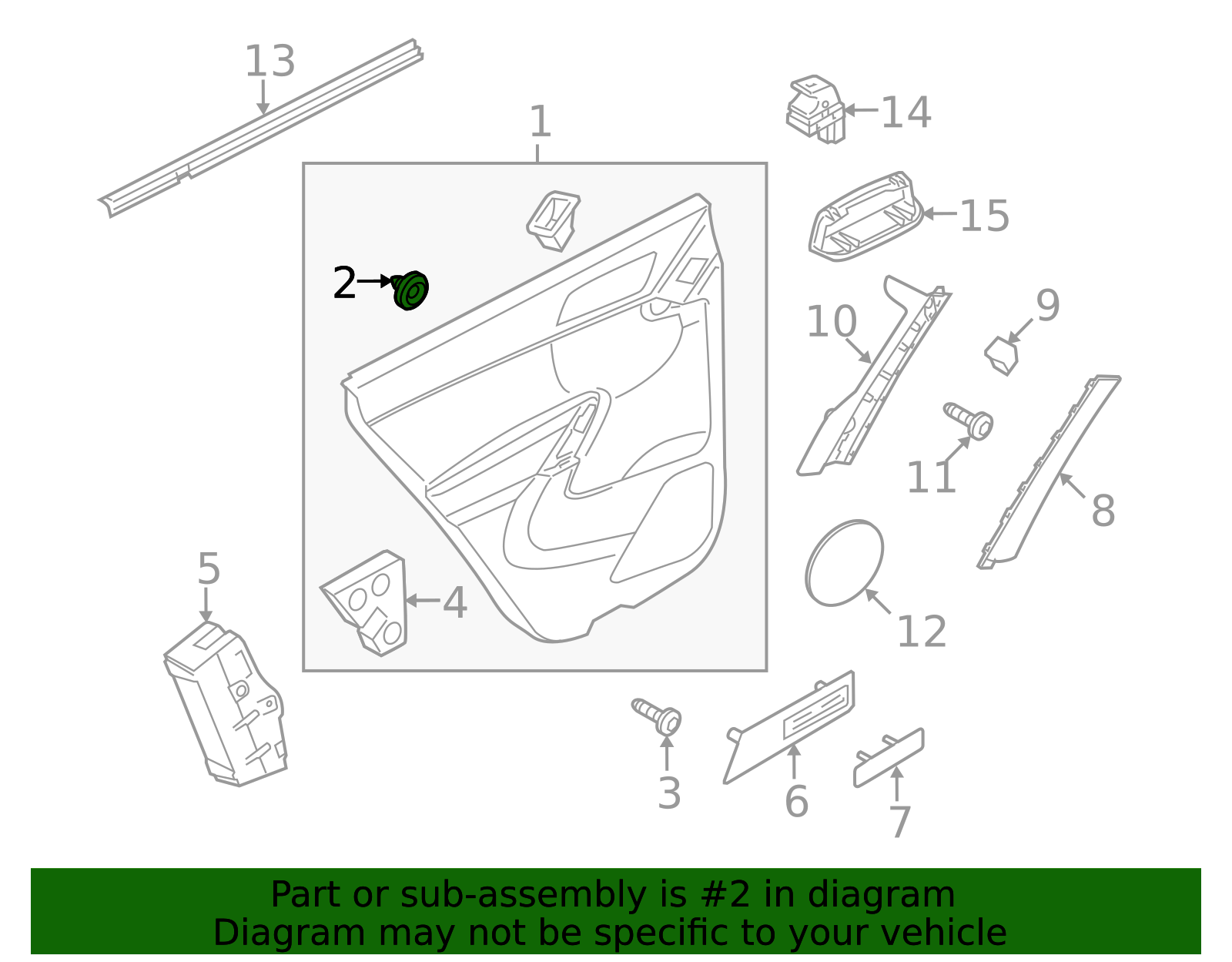 2004-2018 Volkswagen Door Trim Panel Clip 6Q0-868-243 | OEM Parts