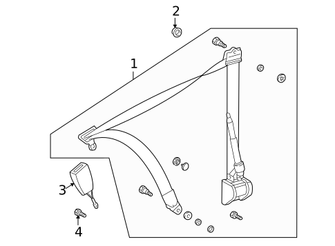 Front Seat Belts for 2002 Mercedes-Benz SLK320 #0