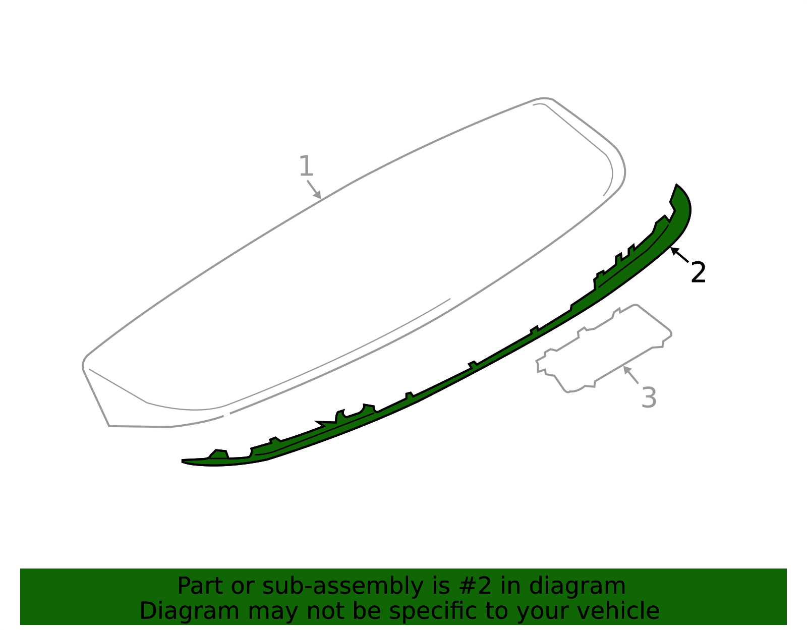 51627288446 - 2014-2019 BMW Spoiler Seal (51-62-7-288-446) | BMW of ...