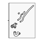 5QM122101AE - Cooling System: Upper Hose for Volkswagen Image