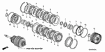 22533RDK003 - Transmission - Automatic: SEAT, RETURN SPRING for Honda Image