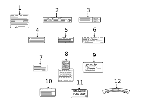 Labels for 2013 Mitsubishi Outlander #0