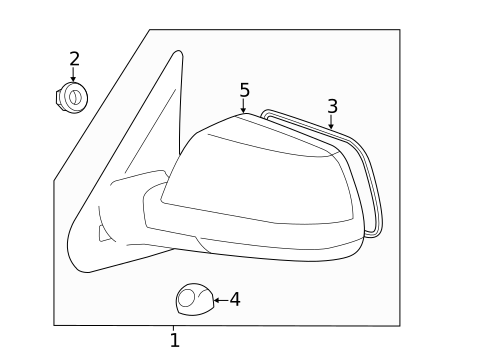 Outside Mirrors for 2007 Toyota Tundra #0