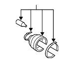 28497AE001 - Suspension: Outer Boot for Subaru: Crosstrek, Forester, Impreza, WRX, XV Crosstrek Image