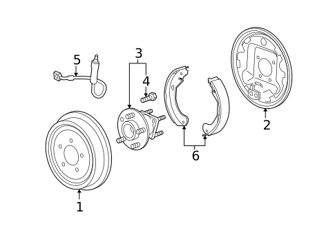 Rear Brakes for 2007 Chevrolet Malibu #1