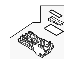 ML3Z15045A36BA - Body: Console Base for Ford Image