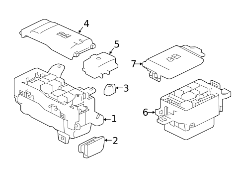 Fuse & Relay for 2017 Jaguar XE #0