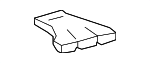 872150E040 - Body: Floor Duct Extension for Toyota Image image