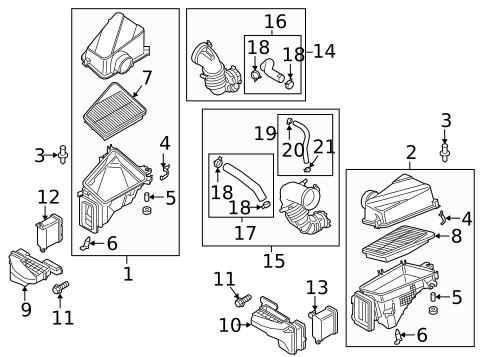 Air Intake for 2019 Kia Stinger #0