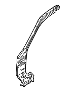 41217125591 - Body: Pillar Reinforced for BMW: 525i, 525xi, 528i, 528i xDrive, 528xi, 530i, 530xi, 535i, 535i xDrive, 535xi, 545i, 550i, M5 Image