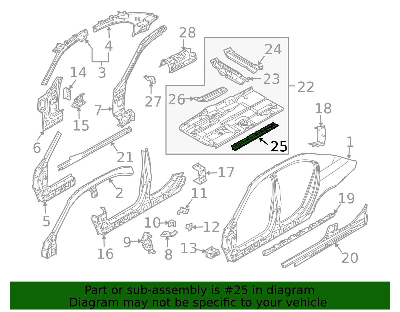 Genuine BMW 41-12-7-111-199 | Side Support | FREE Shipping on Most ...