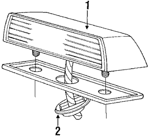 High Mount Lamps for 1986 Dodge Omni #0