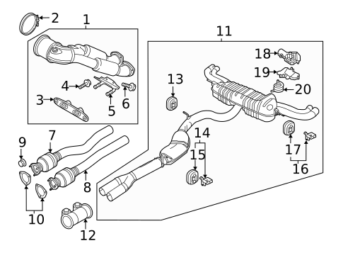 Catalytic Converter for 2017 Audi RS3 #0