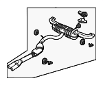 8V5253181DA - Exhaust: Rear Muffler for Audi Image