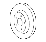 68240048AA - Brakes: Disc Brake Rotor for Dodge: Durango | Jeep: Grand Cherokee Image