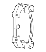 68052373AA - Brakes: Caliper Mount for Dodge: Durango | Jeep: Grand Cherokee Image