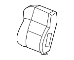 81527STKA01 - Body: Seat Back Pad for Acura Image