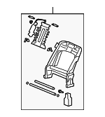 81526STKA01 - : Seat Back Frame for Acura Image