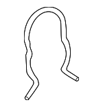 9046823005 - Suspension: Stabilizer Bar Retainer Spring for Lexus: NX250, NX350, RX350, RX500h, TX350, TX500h, TX550h+ Image