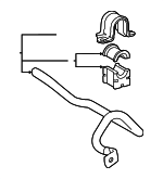 488040E040 - Suspension: Stabilizer Bar for Lexus: RX350, RX350h, RX450h+, RX500h Image