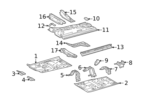 Floor & Rails for 2014 Scion xD #0