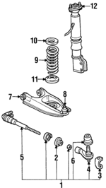 26015420 - Suspension: Tie Rod Assembly for Buick: Electra, LeSabre, Park Avenue | Cadillac: 60 Special, Brougham, DeVille, Fleetwood | Oldsmobile: 88, 98, Delta 88, LSS, Regency | Pontiac: Bonneville Image