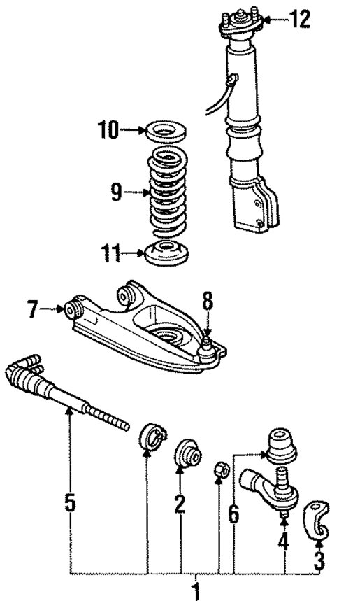 Rear Suspension for 1998 Oldsmobile Regency #1