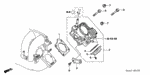 16430RTAJ01 - Engine: CASE (LOWER) for Honda Image