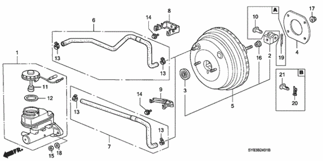Master Power (2) for 1998 Acura CL #0