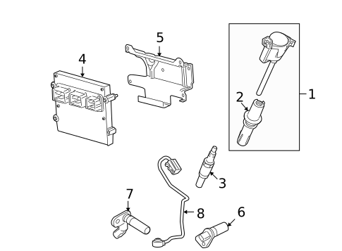 Ignition Coil for 2010 Ford F-150 #0