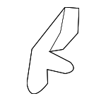 LR115251 - Body: Frame Bracket for Land Rover: Range Rover Evoque Image