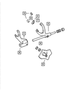 5103305AB - Transfer Case Model 244 [DHU]: Transfer Case Mode Shift Fork for Mopar Image