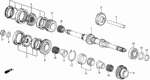 23926PB6010 - Transmission - Manual: WASHER, SPRING (22MM) for Honda Image