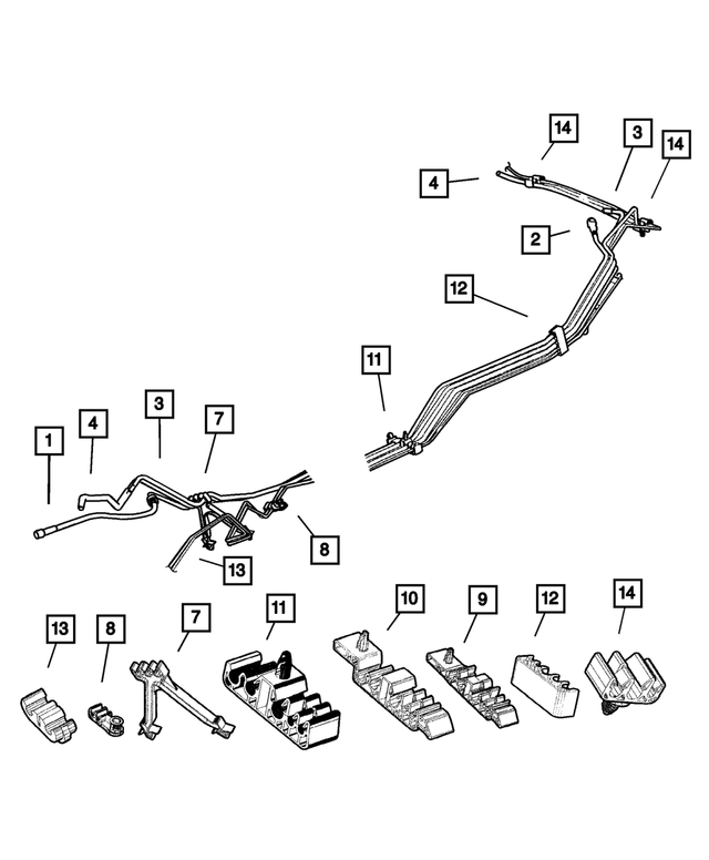 4591686AB - Fuel: Fuel Supply Tube, Front for Mopar Image image